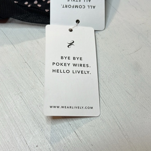 All You Lively Busty Bralette, Painted Polka, No Padding, Size Large, NWT - Picture 6 of 6